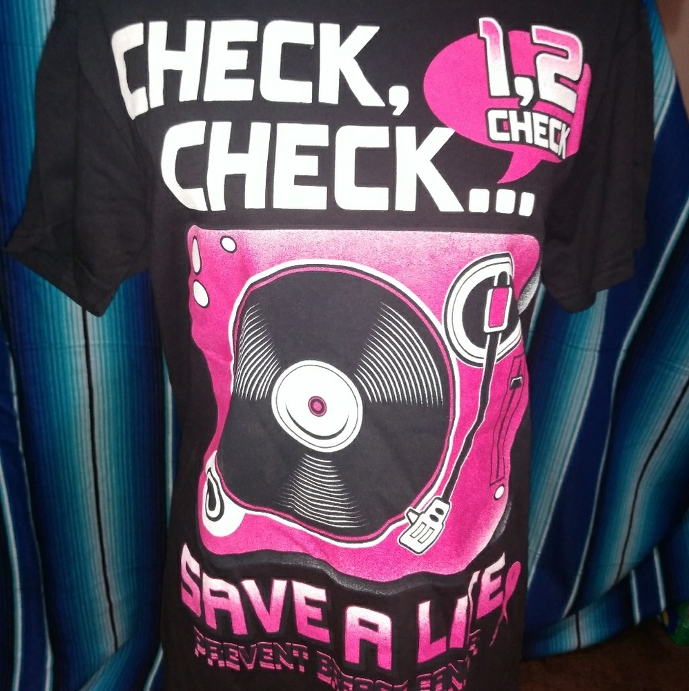 New Breast Cancer Awareness DJ STYLE,Check1, 2 (M)